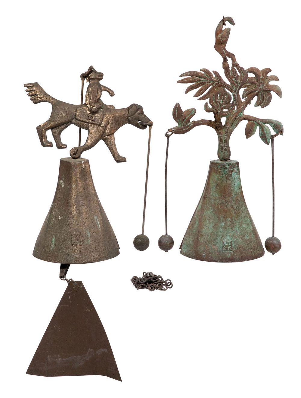Lot 360: Paolo Soleri (American / Italian, 1919-2013) Bronze Bells