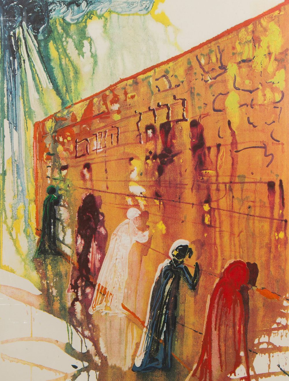 Lot 157: Salvador Dali (Spanish, 1904-1989) 'Wailing Wall' Lithograph