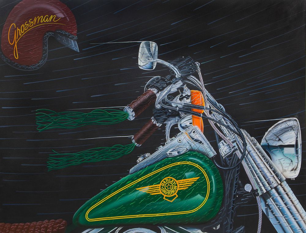 Lot 165: Paul Meyer (American, 20th Century) Acrylic on Canvas