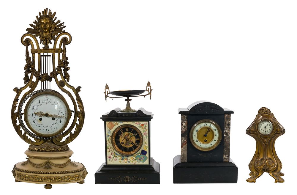 Lot 296: Mantel Clock Collection