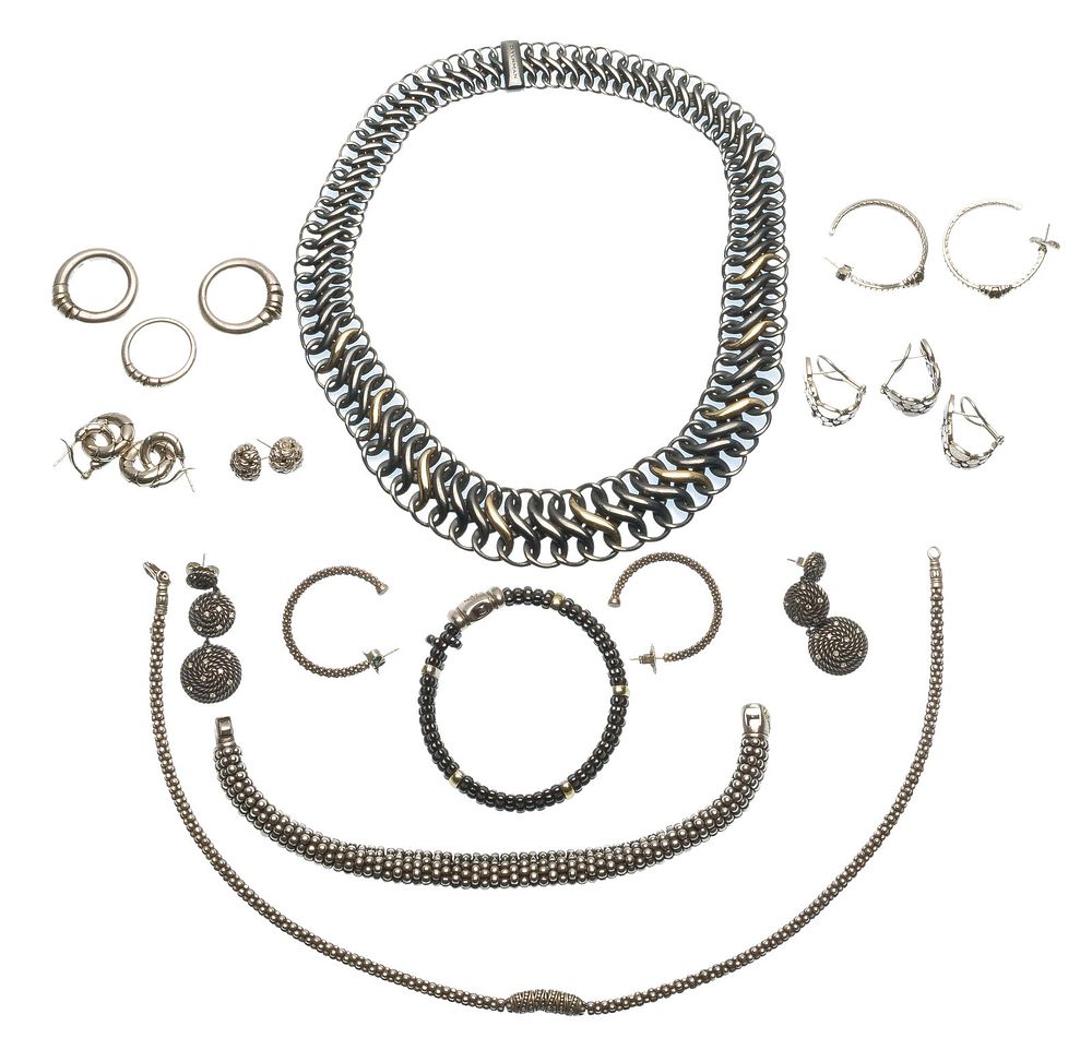 Lot 152: Designer Sterling Silver Jewelry Assortment