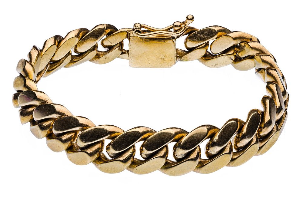 Lot 172: 14k Yellow Gold Bracelet