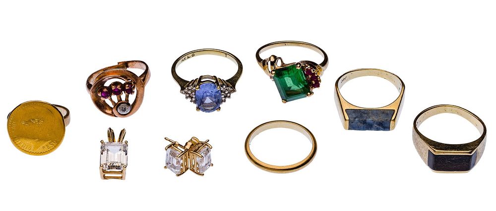 Lot 270: 14k Gold Jewelry Assortment