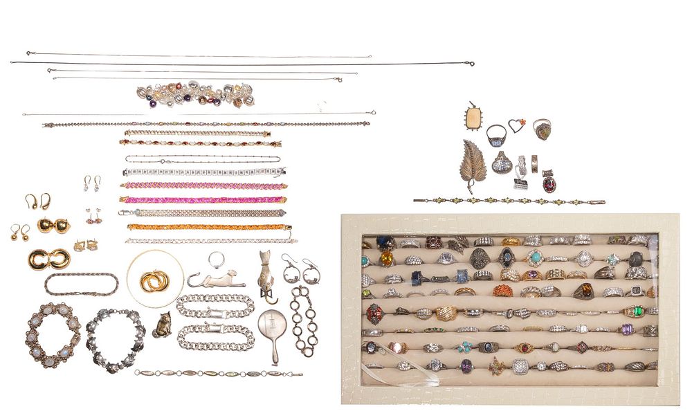 Lot 284: Sterling Silver Jewelry Assortment