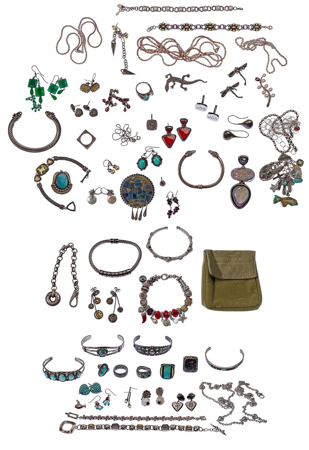 Lot 286: Sterling Silver Jewelry Assortment