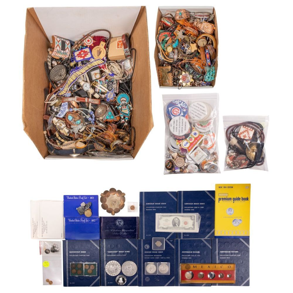 Lot 305: Costume Jewelry and Coin Assortment