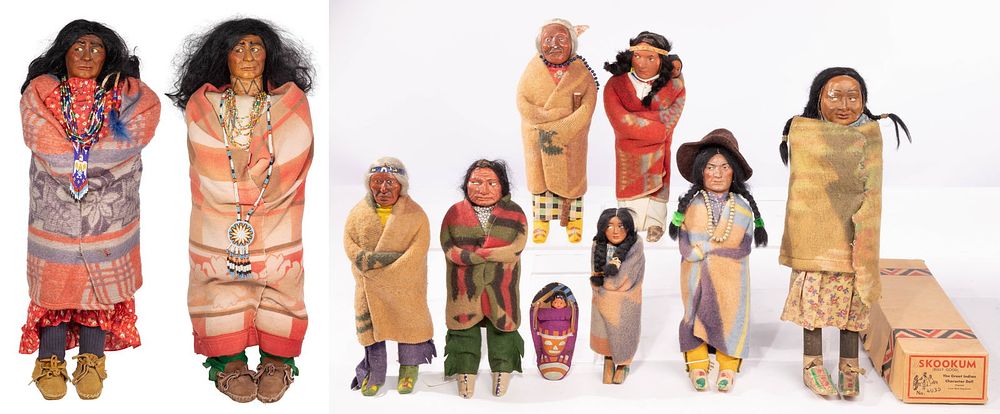 Lot 329: Skookum Dolls