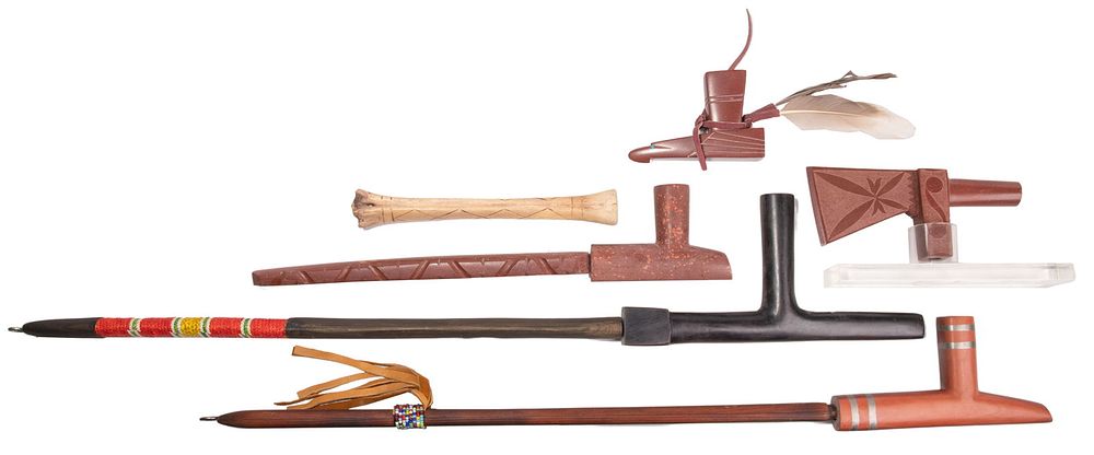 Lot 333: Native American Pipe Assortment