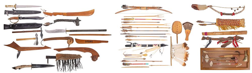 Lot 343: Native American Weapon Assortment