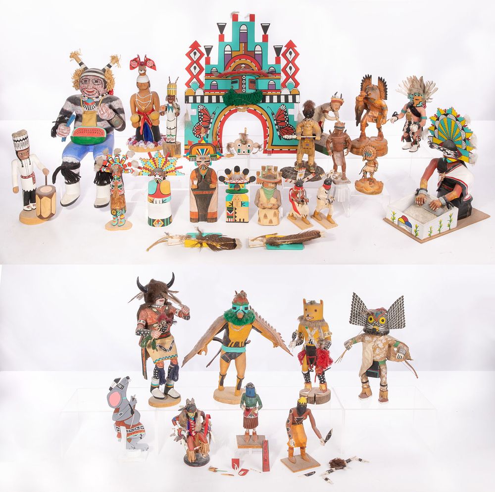 Lot 361: Native American Kachina Doll Assortment