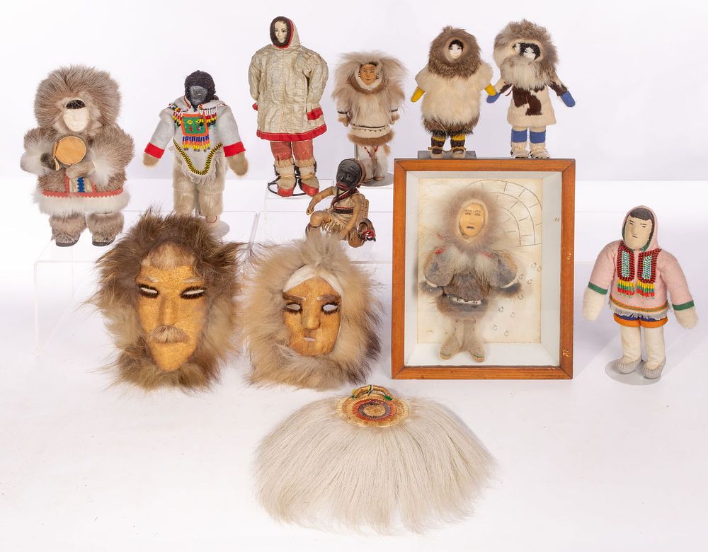 Lot 362: Inuit Doll and Mask Assortment