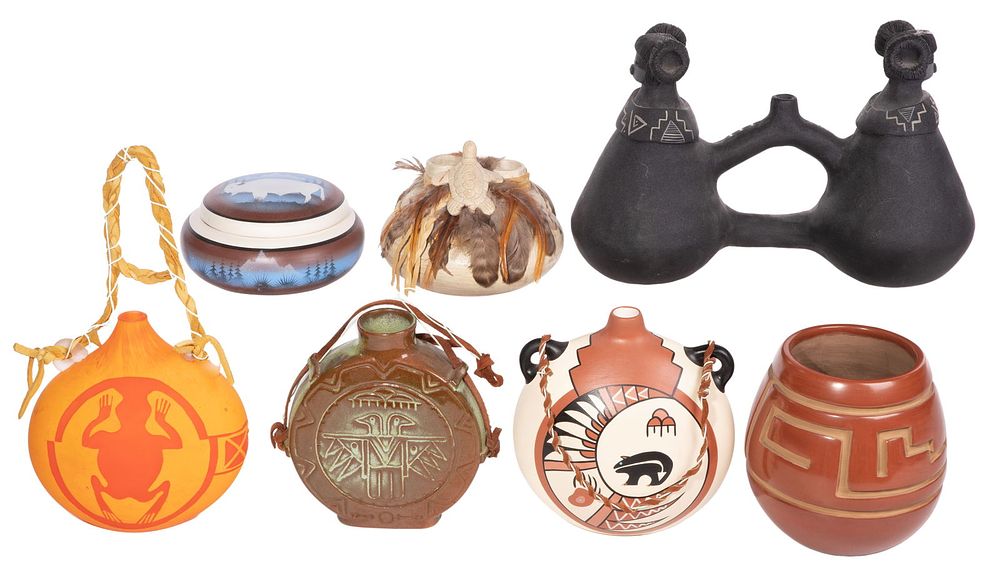 Lot 368: Native American Pottery Assortment