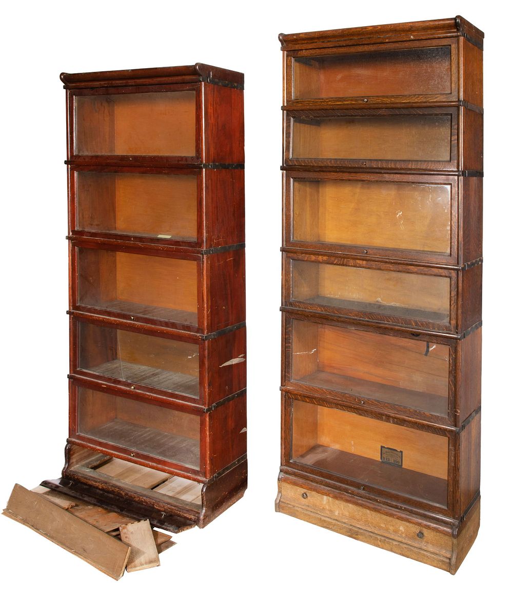 Lot 381: Globe Wernicke Barrister Bookcases