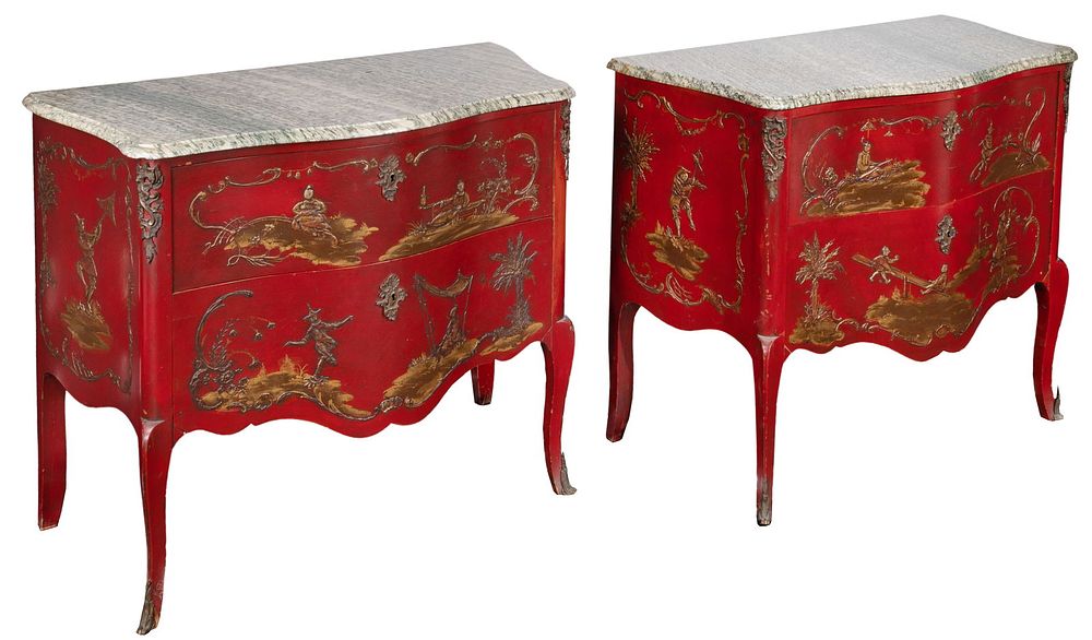 Lot 391: Chinoiserie Chests