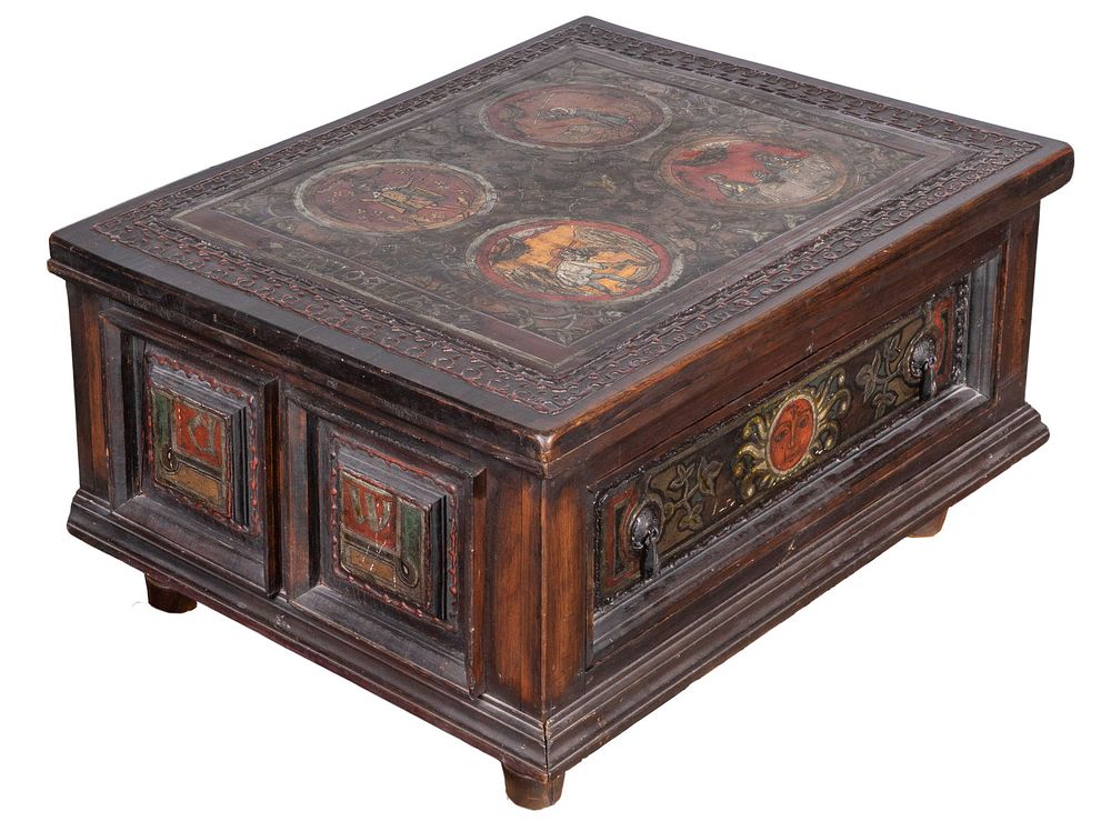 Lot 392: Swedish Bridal Chest