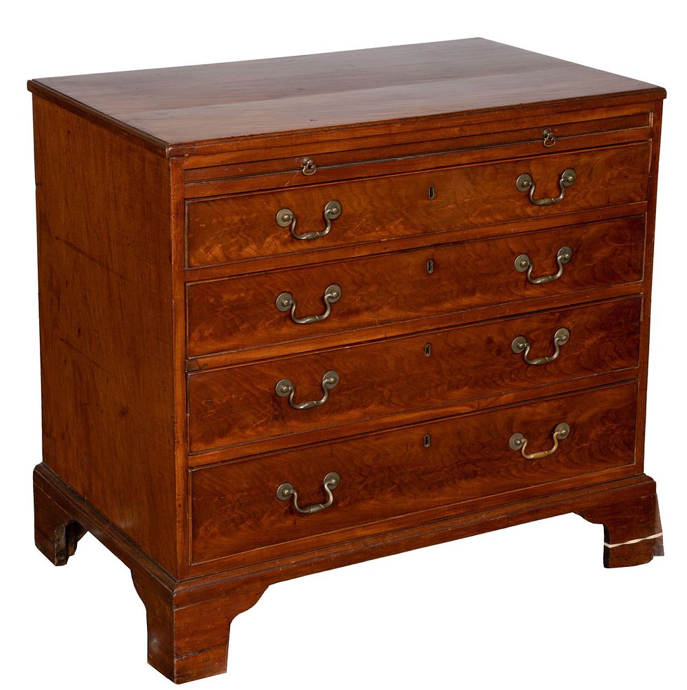 Lot 394: English Mahogany Chest of Drawers