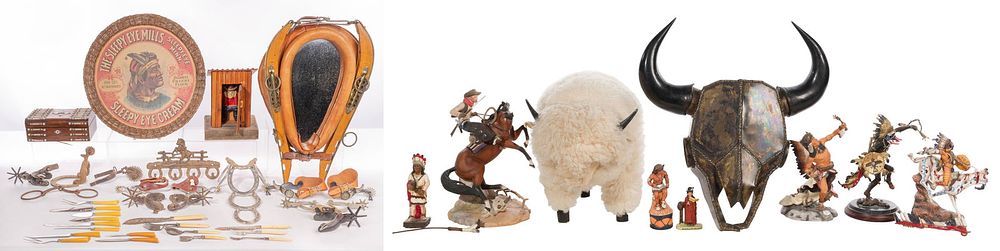 Lot 447: Western Style Decorative Object Assortment
