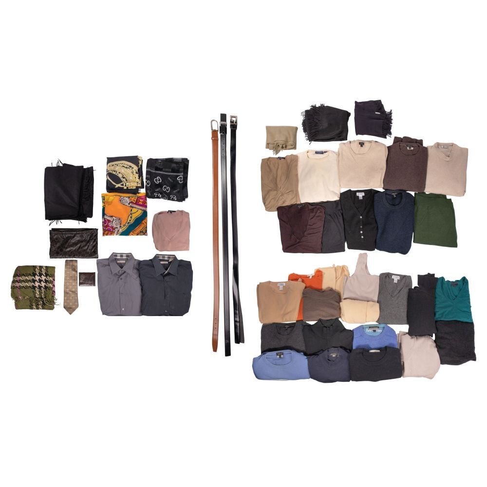 Lot 458: Designer Sweater and Accessory Assortment