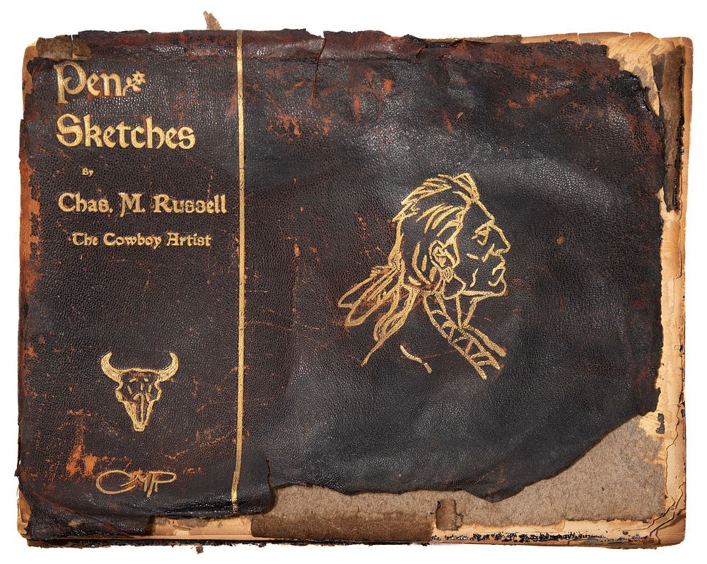 Lot 473: C. M. Russell (American, 1864-1926) 'Pen Sketches' Book