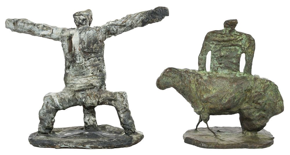 Lot 161: Zhou Brothers (Chinese / American, b.1952 and b.1957) Metal Sculptures