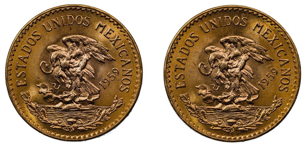 Lot 178: Mexico: 20-Peso Gold Coins