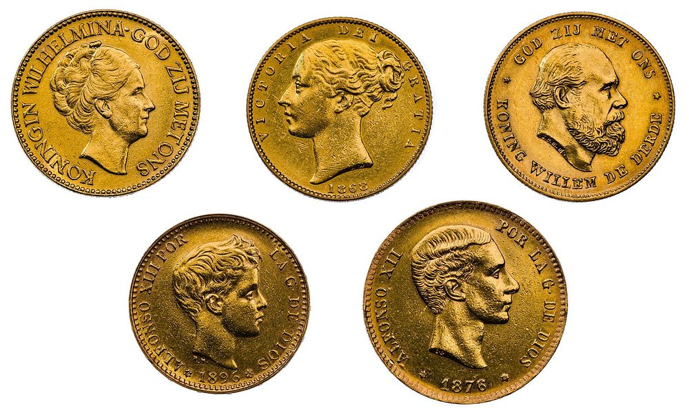 Lot 181: World: Gold Coin Assortment