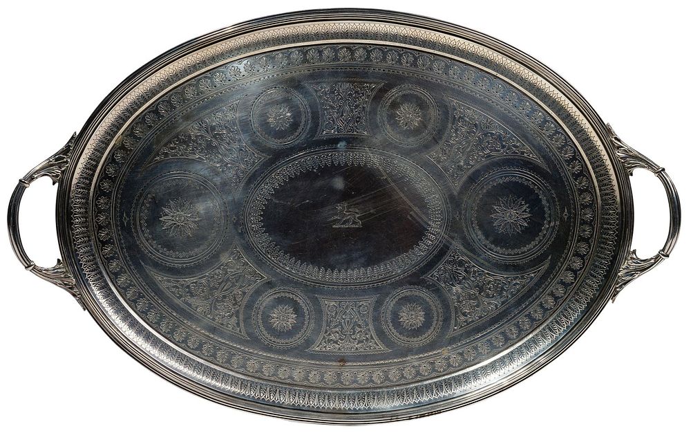Lot 186: Walter & John Bernard Sterling Silver Tray