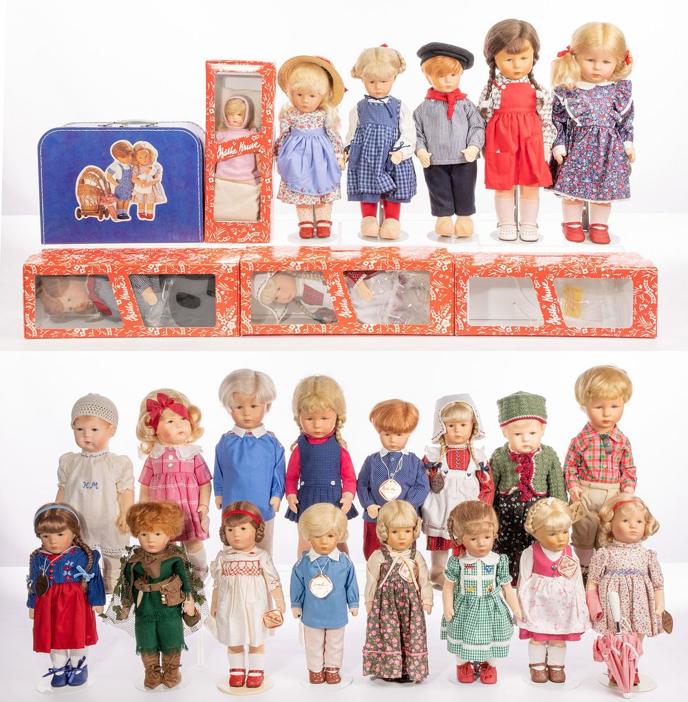 Lot 244: Kathe Kruse Doll and Accessory Assortment