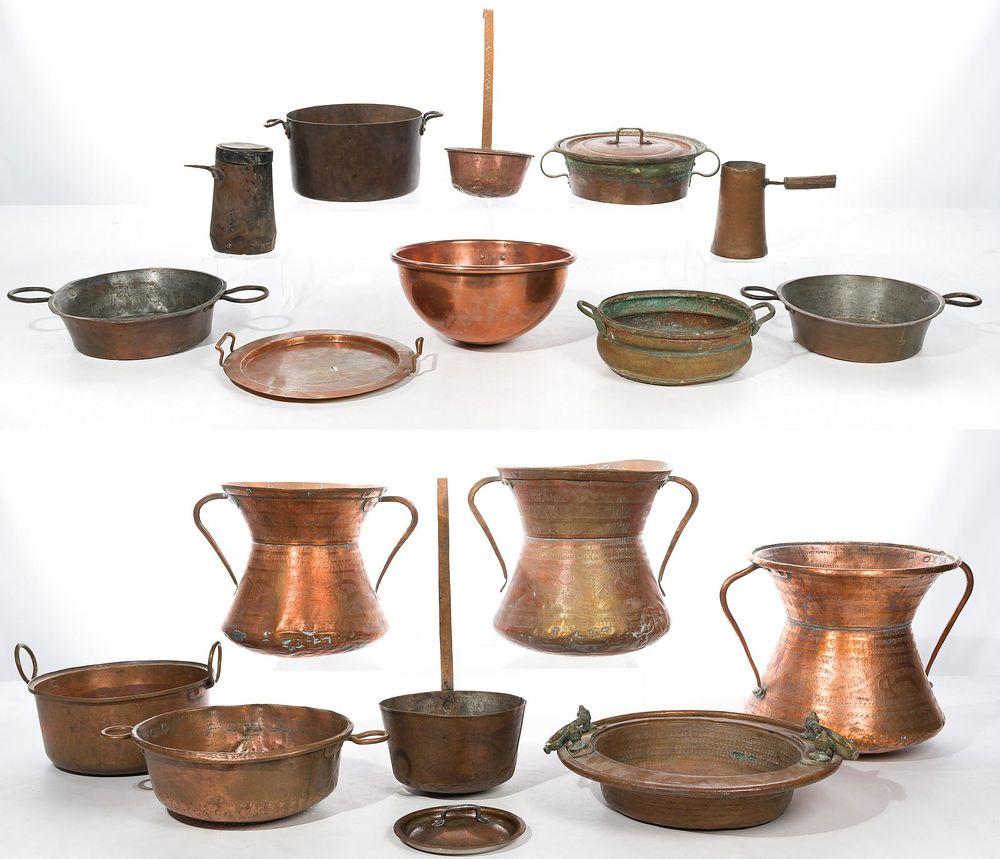 Lot 267: Copper Pot Assortment