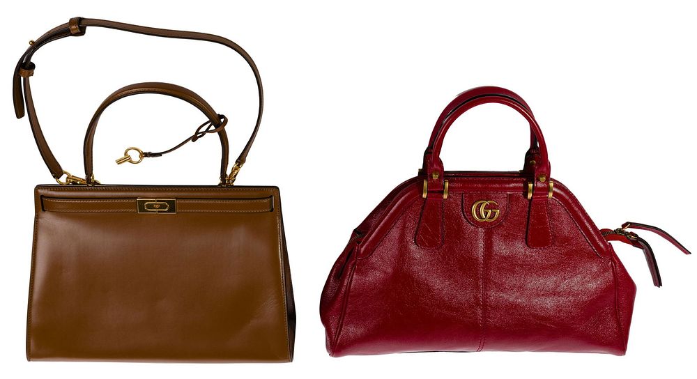 Lot 292: Gucci and Tory Burch Handbags