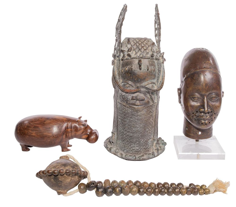 Lot 381: African Bronze Assortment