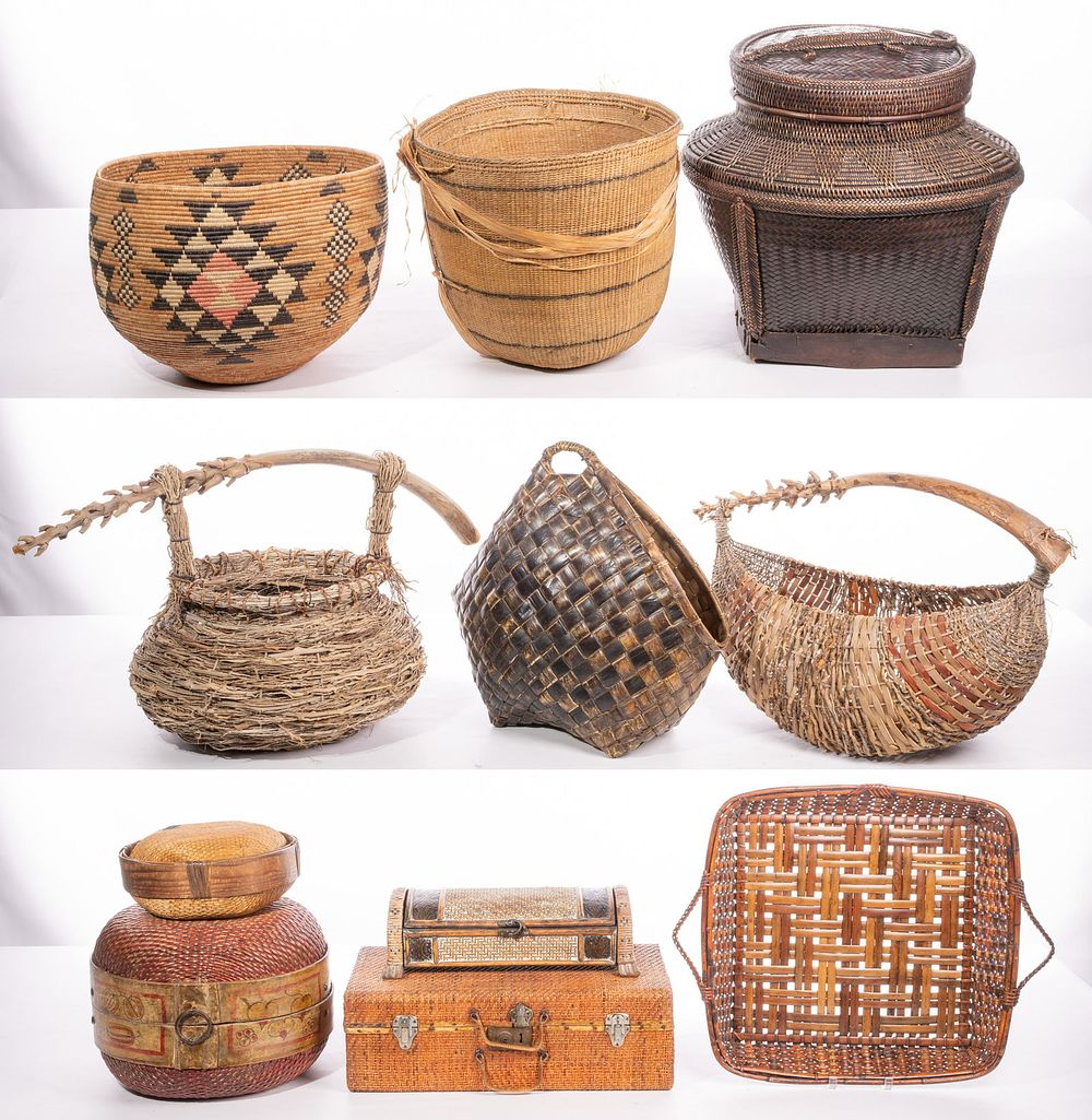 Lot 382: Ethnographic Basket Assortment