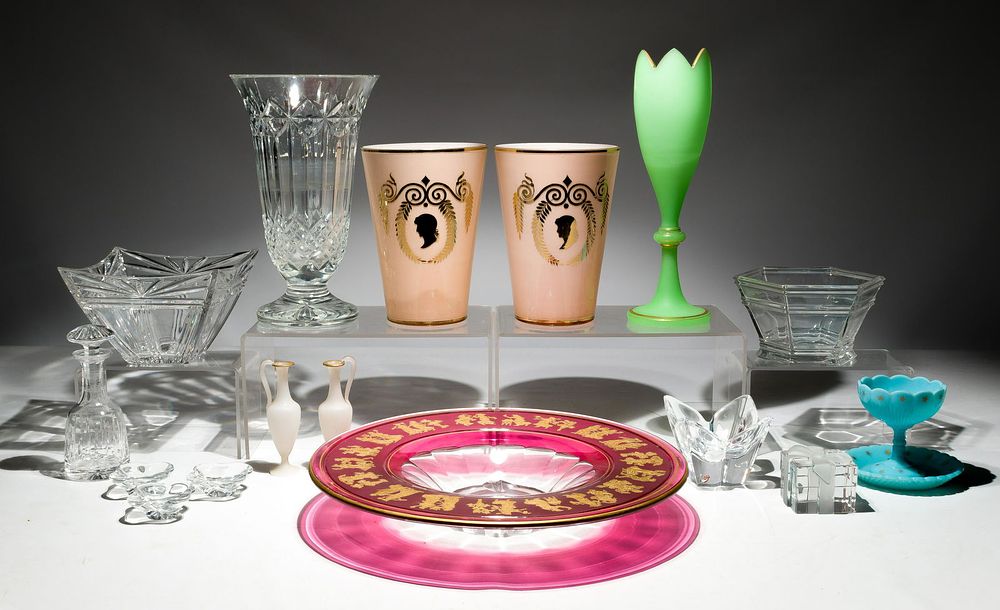 Lot 406: Crystal and Glass Assortment