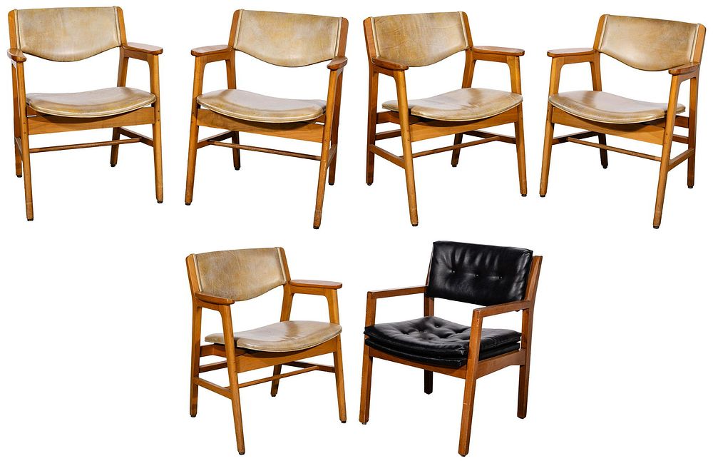 Lot 415: Gunlocke Upholstered Chair Collection