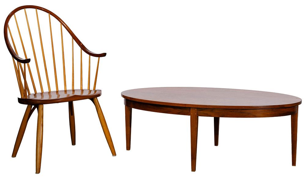 Lot 421: Thomas Moser Chair and Table