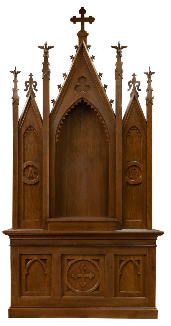 Lot 447: Carved Wood Church Altar