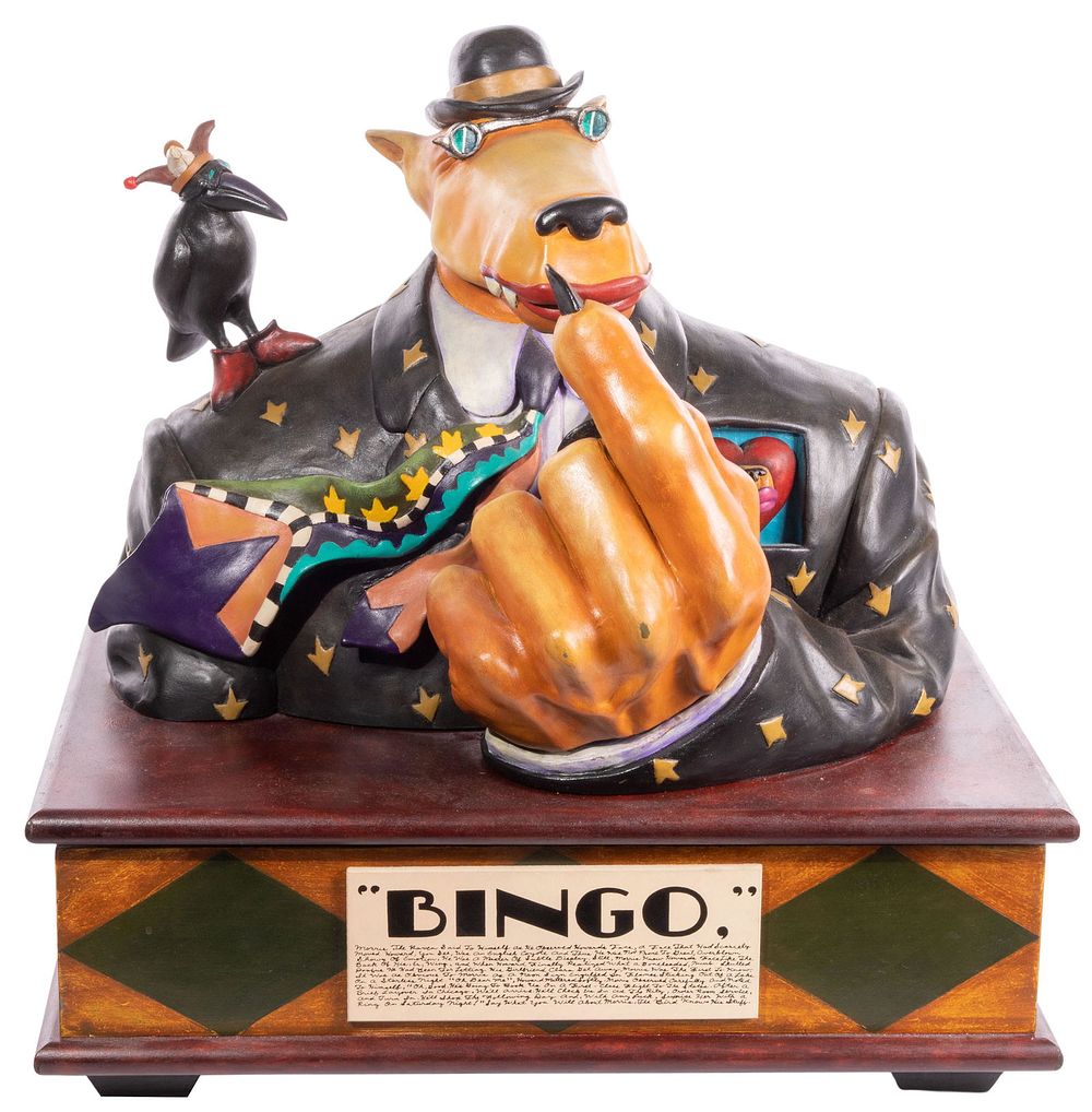 Lot 457: Markus Pierson (American, b.1961) 'Bingo' Sculpture