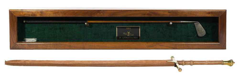 Lot 476: Brass-Hilt Greatsword