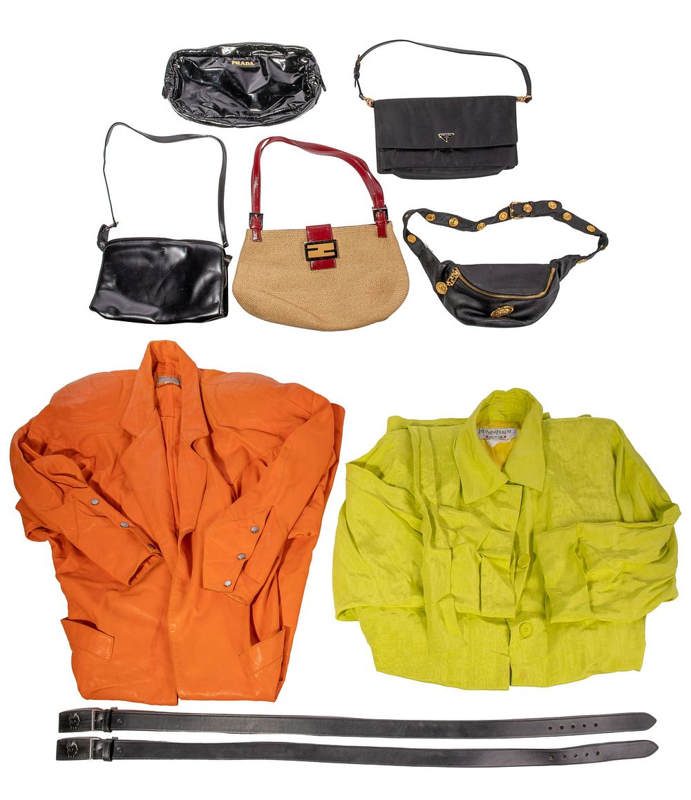 Lot 481: Designer Coat and Bag Assortment