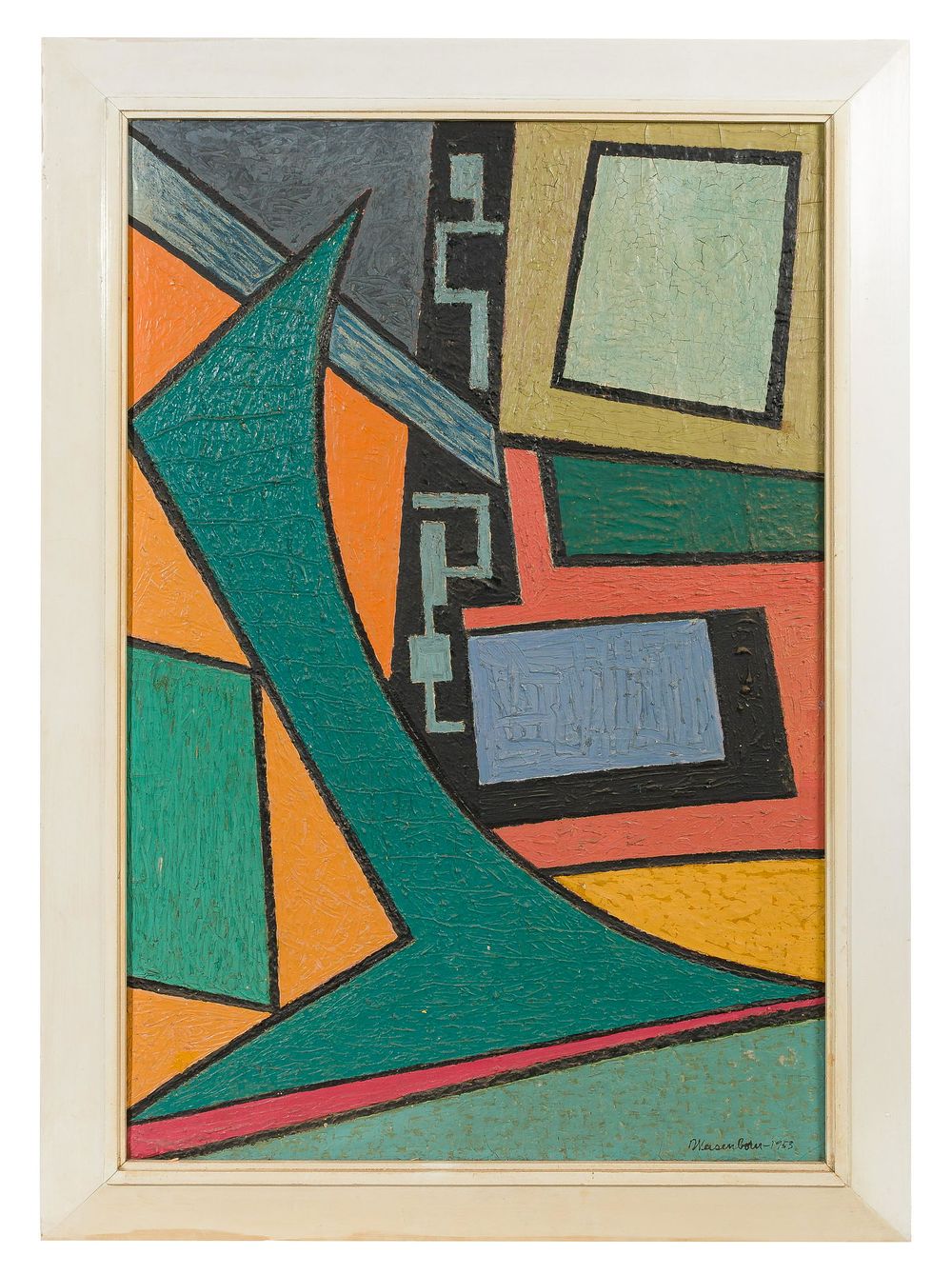 Lot 156: Rudolph Weisenborn (American, 1881-1974) Oil on Panel