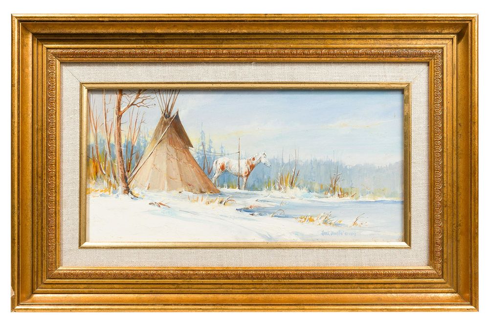 Lot 158: Hank Lawshe (American, 1935-1993) Oil on Board