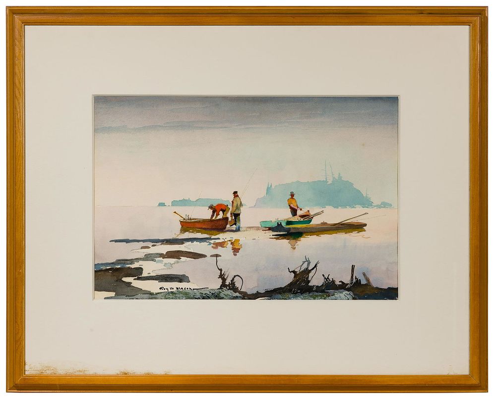 Lot 167: Roy Martell Mason (American, 1886-1972) Watercolor