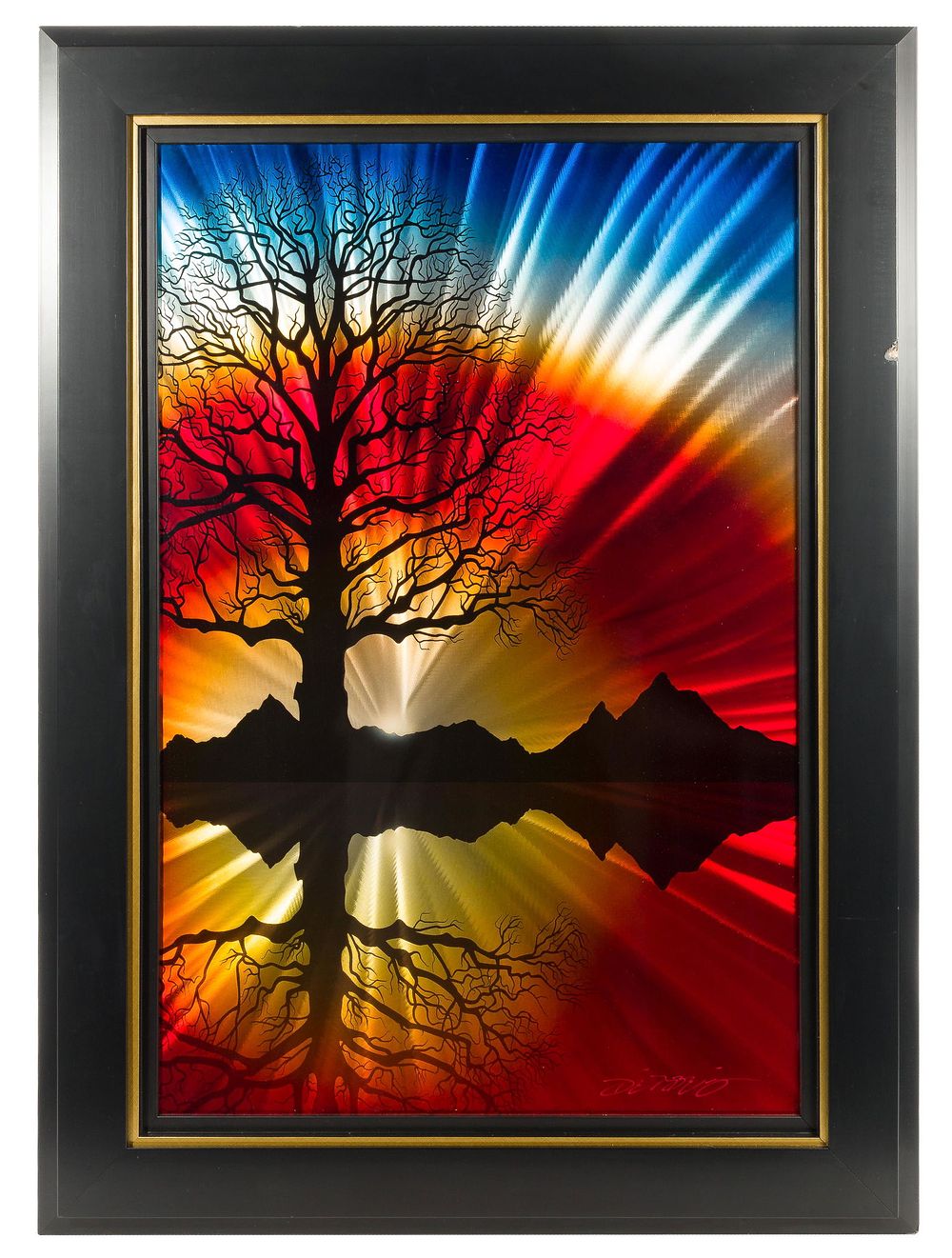 Lot 170: Chris DeRubeis (American, b.1978) 'Tree' Mixed Media