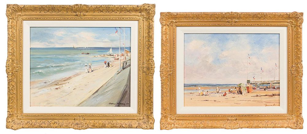 Lot 174: Arsene Henri (French, b.1930) Oils on Board