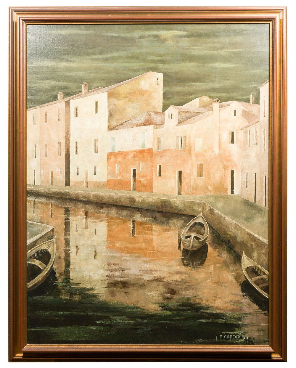 Lot 184: Jean-Pierre Capron (French, 1921-1997) 'Burano' Oil on Canvas