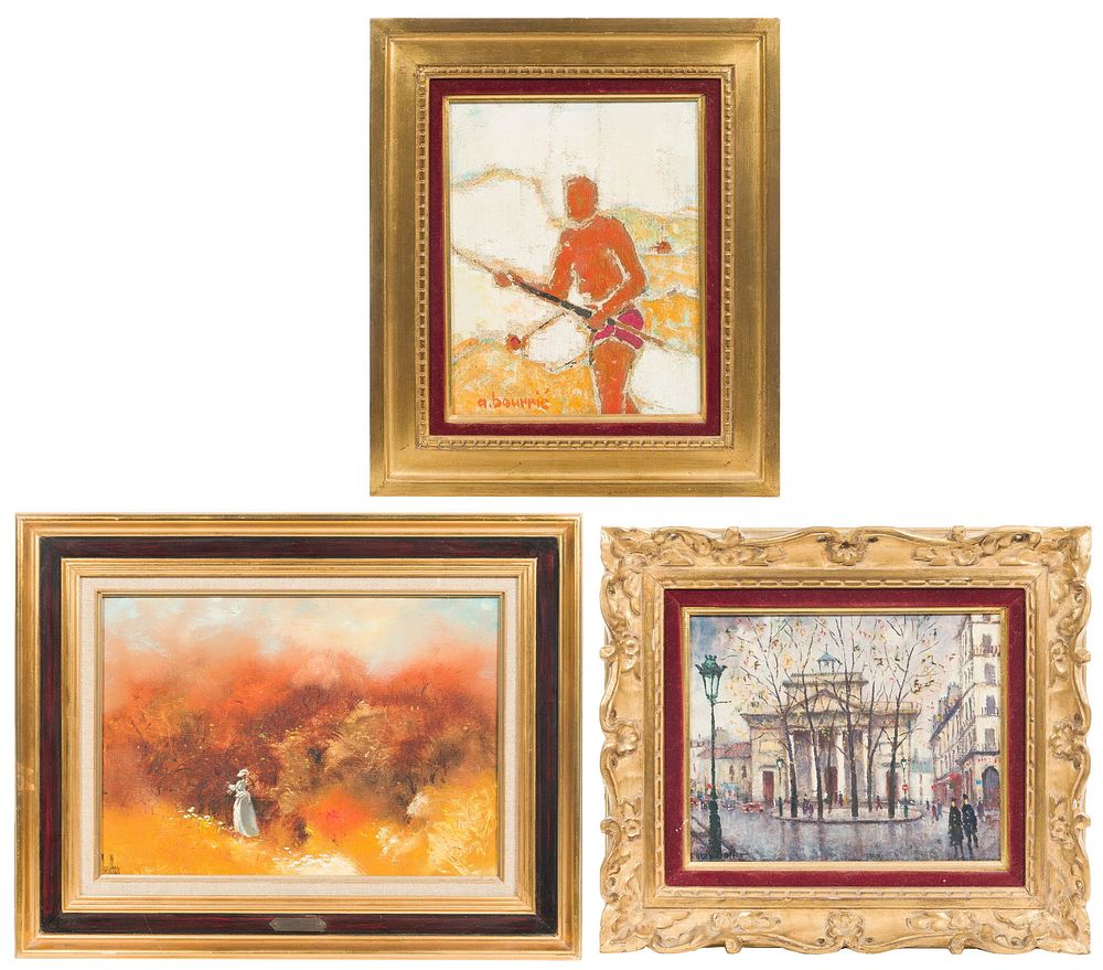 Lot 188: Louis Dali (French, 1905-2001) 'St. Philippe Du Roule' Oil on Canvas