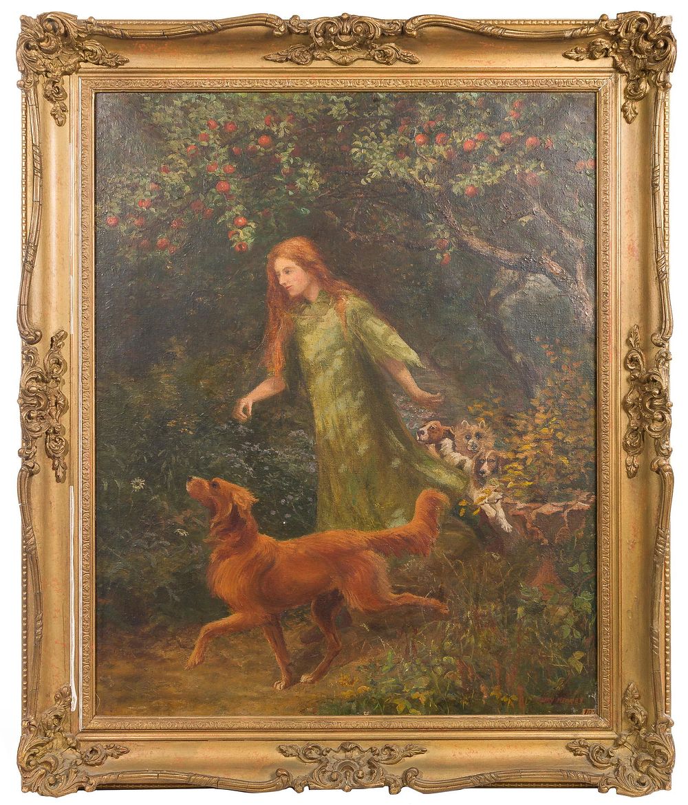 Lot 189: Mary Howey (English, fl.1907-1914) Oil on Canvas