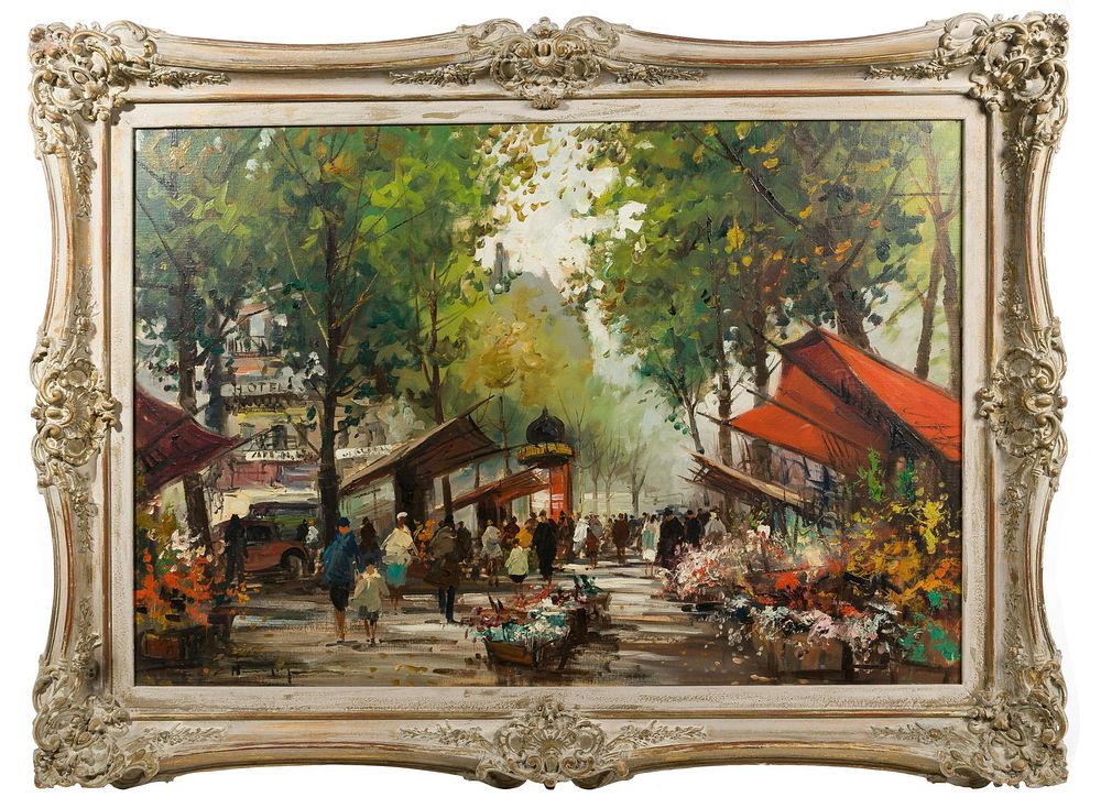 Lot 193: Unknown Artist (European, 20th century) Oil on Canvas