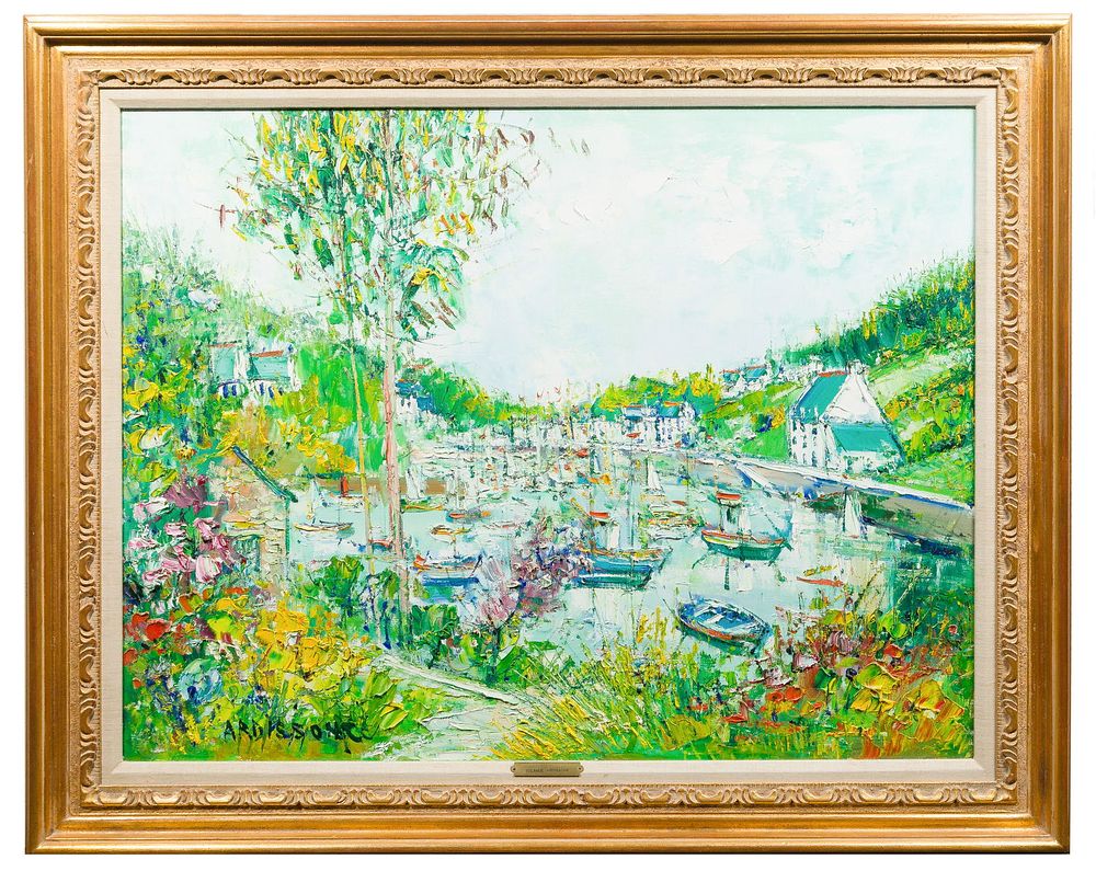 Lot 197: Yolande Ardissone (French, b.1927) Oil on Canvas
