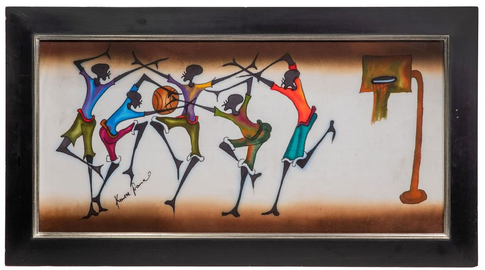 Lot 262: Unknown Artist (20th Century) Marker on Cloth